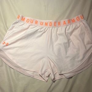 Light pink Under Armour shorts